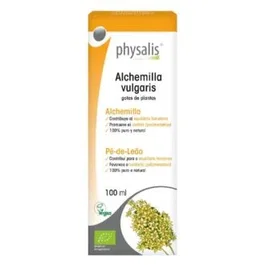 PHYSALIS Extracto Alchemilla Vulgaris Pie de León 100 ml - Ecológico BIO - Gotas para Equilibrio Femenino y Confort Menstrual
