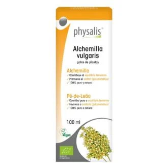 PHYSALIS Extracto Alchemilla Vulgaris Pie de León 100 ml - Ecológico BIO - Gotas para Equilibrio Femenino y Confort Menstrual PHYSALIS Extracto Alchemilla Vulgaris Pie de León 100 ml - Ecológico BIO - Gotas para Equilibrio Femenino y Confort Menstrual