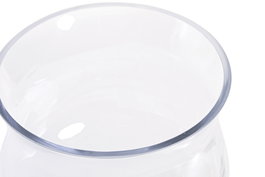 DKD Home Decor Portavela Transparente 14 x 30 x 14 cm (4 Unidades)