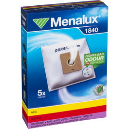 Menalux 1840 Bolsas para aspiradora, Pack de 5 unidades