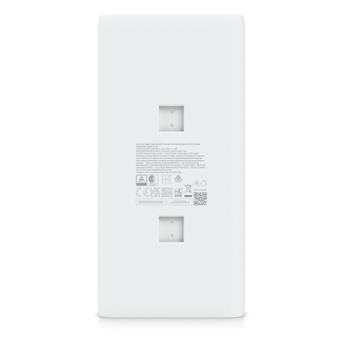Ubiquiti UACC-PoE+++-10G UniFi 10G PoE++ Adapter 90W, Adaptador Gigabit Ethernet 10GBASE-T con PoE++ (90W) para Montaje en Pared