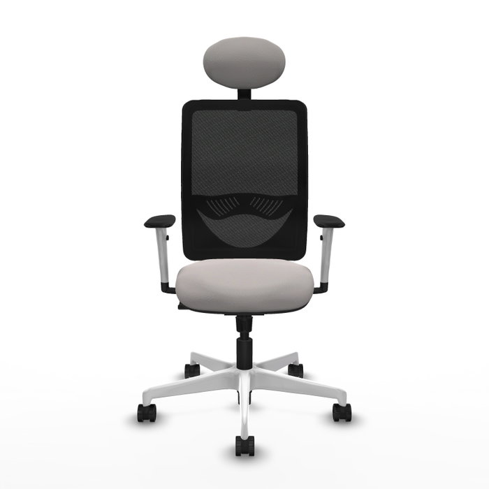 PIQUERAS Y CRESPO Silla de oficina Zulema Blanco y Negro PIQUERAS Y CRESPO Silla de oficina Zulema Blanco y Negro