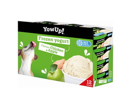 Yow Up! Helado de Yogur para Perros - Bacon Cake, Salmón Tartar y Pollo & Manzana - 12 Unidades de 110 g