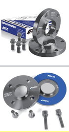 Occ Motorsport OCCSPAC0060 Separadores de rueda de aluminio de 16 mm, PCD 4x108/4x108, Buje 63.4 mm, M12x1.5, con centraje y doble fijación (Juego de 2)