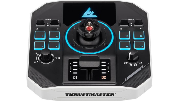 Thrustmaster Sol-R 1 Flightstick PC Blanco y Negro