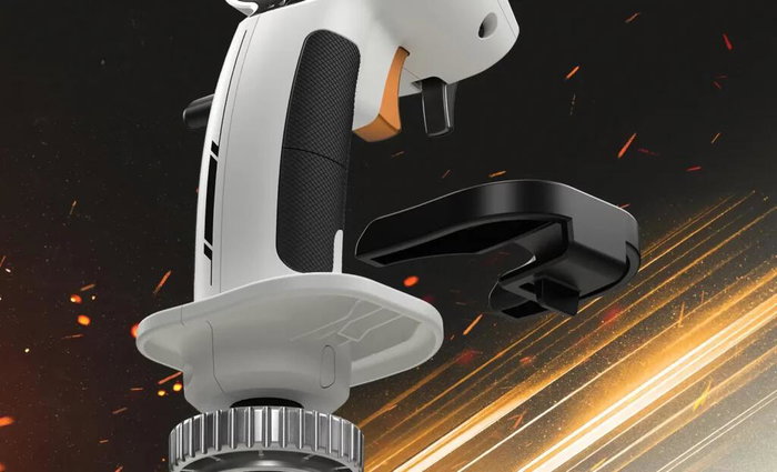 Thrustmaster Sol-R 1 Flightstick PC Blanco y Negro