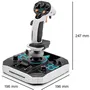 Thrustmaster Sol-R 1 Flightstick Joystick Espacial, 44 Botones, Tecnología HEART de 16 bits, Ambidiestro con Base