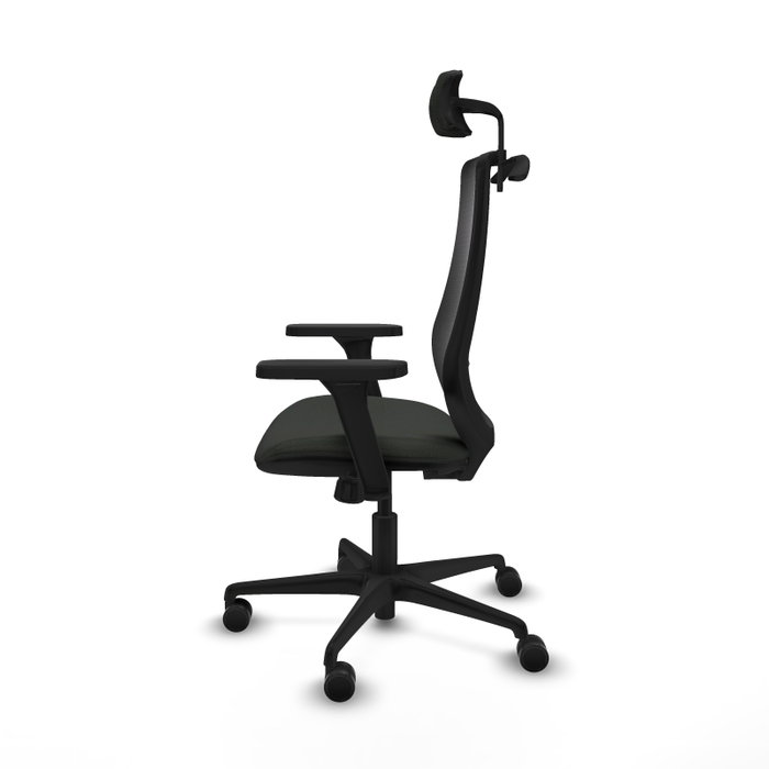 PIQUERAS Y CRESPO Silla de oficina Mardos con mecanismo Sincro y Brazos 3D Negra PIQUERAS Y CRESPO Silla de oficina Mardos con mecanismo Sincro y Brazos 3D Negra