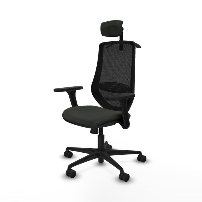 PIQUERAS Y CRESPO Silla de oficina Mardos con mecanismo Sincro y Brazos 3D Negra PIQUERAS Y CRESPO Silla de oficina Mardos con mecanismo Sincro y Brazos 3D Negra