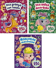 Animales y pegatinas (3 títulos), Equipo Susaeta - SUSAETA EDICIONES