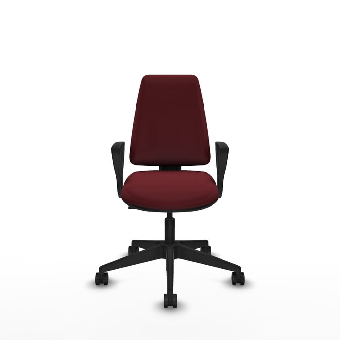 PIQUERAS Y CRESPO Silla de oficina Elche Granate