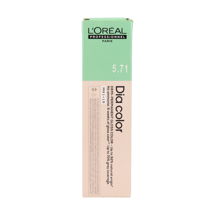L'Oréal Professionnel Paris DIA COLOR 5.71 Castaño Claro Ceniza Mate