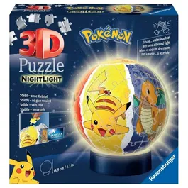 Ravensburger Rompecabezas 3D Pokémon 72 Piezas con Luz LED Incluida para Niños