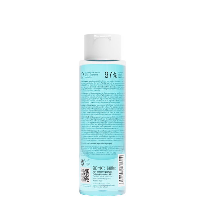 Anne Möller Clean Up Revitalizing Water Toner 200 ml - Tónico Agua Revitalizante Hidratante y Calmante Anne Möller Clean Up Revitalizing Water Toner 200 ml - Tónico Agua Revitalizante Hidratante y Calmante