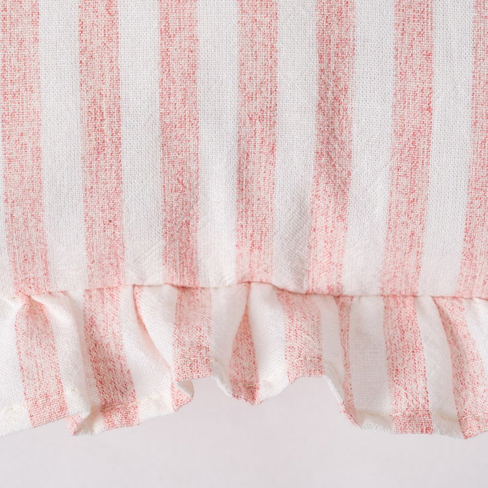 Cojín Rayas Rosa Algodón 43 X 43 cm (Set de 2) Cojín Rayas Rosa Algodón 43 X 43 cm (Set de 2)
