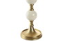 DKD Home Decor Candelabro Moderno Dorado Blanco Aluminio 15 x 33 x 15 cm