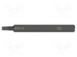 WERA Punta de destornillador Hex Plus HEX 1/8 pulgada para impacto