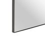 Ixia Espejo Vestidor Negro Metal 50 x 2,50 x 150 cm