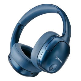 Intenso Auriculares O400HA Bluetooth 5.3 Over-Ear con Cancelación Activa de Ruido (ANC) 35 dB, 75h Autonomía, Azul