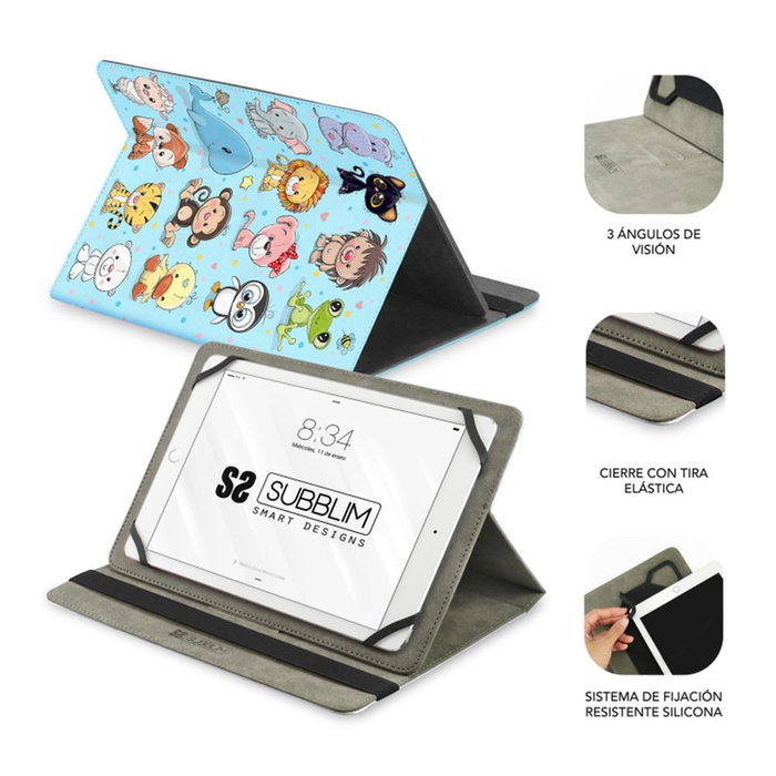 Subblim Funda Trendy Case Animals para Tablets de 11 Pulgadas