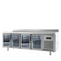 Infrico Frente Mostrador Refrigerado Sin Esterilizar 4 Puertas FMPP2500 CR - 1000x600x2452 mm, 695L, 230V