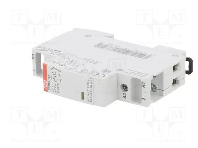 ABB ESB Contactor de Instalación Modular 2-polar 20A 24VAC/24VDC