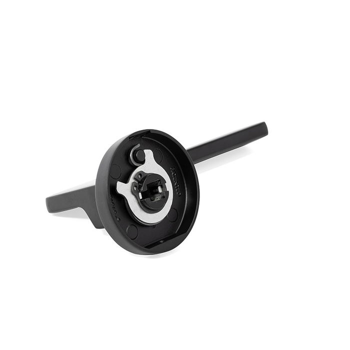 System Roseta Zamak Modelo Giada Ø52 Acabado Negro Mate