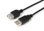 MicroConnect Cable de Extensión USB 2.0, 0,5m, Black