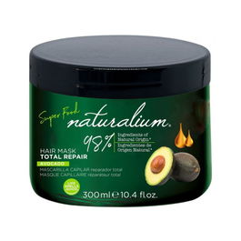 Naturalium Mascarilla Capilar Aguacate Super Food Total Repair Sf 300 mL Cabello Dañado Fuerte Suave Nutrido