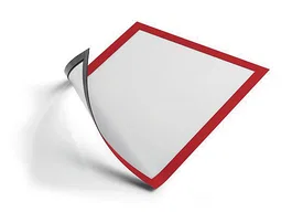 Durable DURAFRAME Marco Magnético A4 Rojo Pack de 5