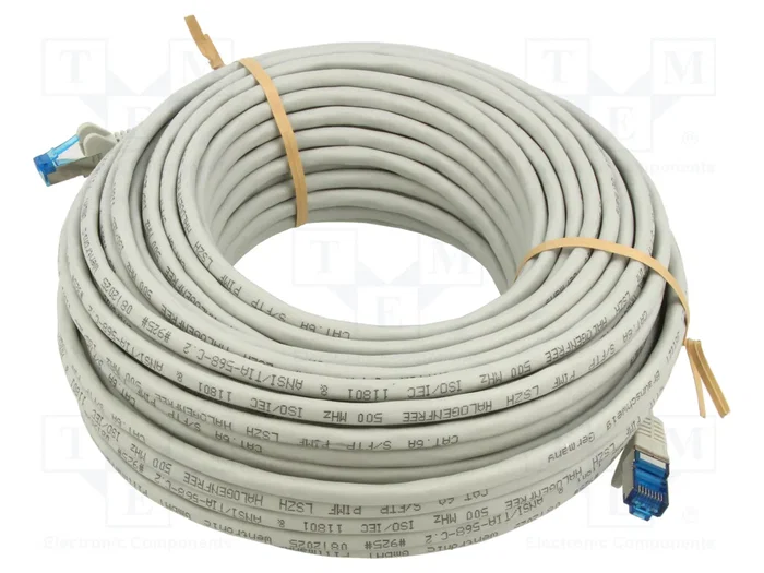 GOOBAY Patch cord Cat 6a S/FTP 30m Gris