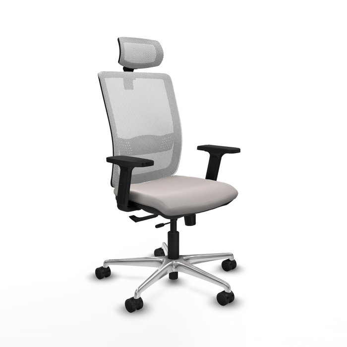 PIQUERAS Y CRESPO Silla de oficina Haches Blanco con Mecanismo Sincro/Traslack PIQUERAS Y CRESPO Silla de oficina Haches Blanco con Mecanismo Sincro/Traslack