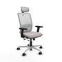 PIQUERAS Y CRESPO Silla de oficina Haches Blanco con Mecanismo Sincro/Traslack