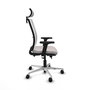PIQUERAS Y CRESPO Silla de oficina Haches Blanco con Mecanismo Sincro/Traslack