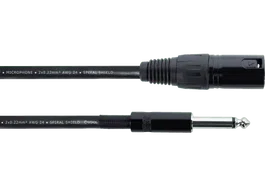 Cordial Cable De Audio Jack Xlr/Mono Macho 10 M