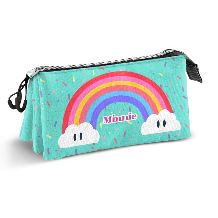 Karactermania Estuche Portatodo Minnie Triple Rainbow Turquesa Karactermania Estuche Portatodo Minnie Triple Rainbow Turquesa