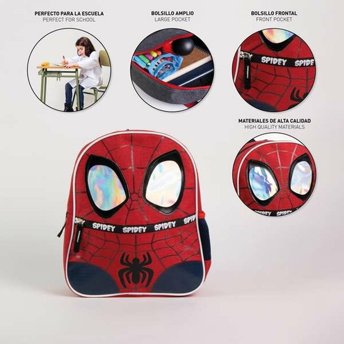 Cerdá Mochila Spidey Amazing Friends Marvel Roja