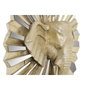 DKD Home Decor Figura de Elefante en Resina y Cristal Dorado