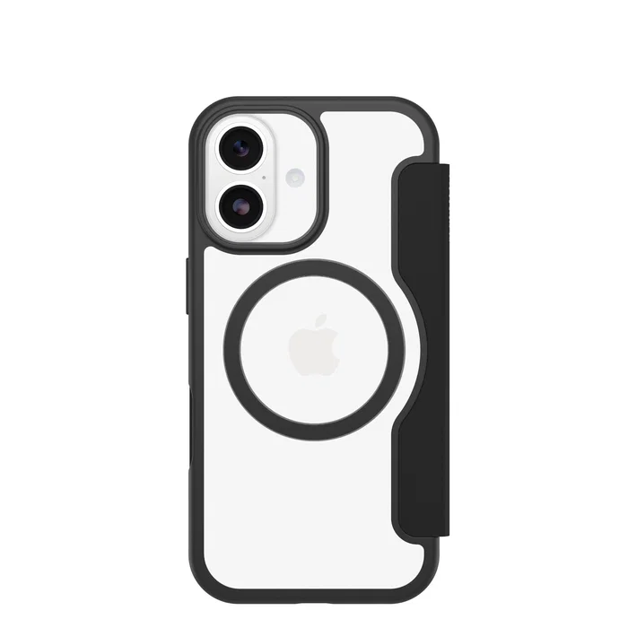 Otterbox React Folio Series Funda con Tapa para Apple iPhone 17, Negro y Transparente Otterbox React Folio Series Funda con Tapa para Apple iPhone 17, Negro y Transparente