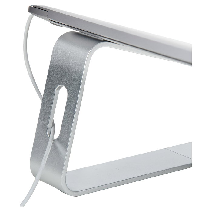 StarTech Soporte de Escritorio para Portátil de Aluminio, Base Elevadora Ergonómica, Plata, hasta 5kg