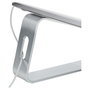StarTech Soporte de Escritorio para Portátil de Aluminio, Base Elevadora Ergonómica, Plata, hasta 5kg