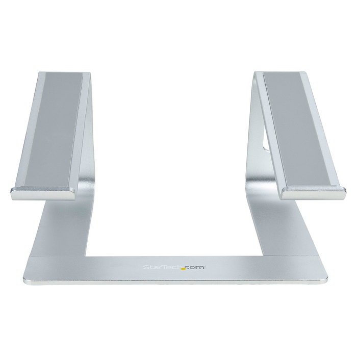 StarTech Soporte de Escritorio para Portátil de Aluminio, Base Elevadora Ergonómica, Plata, hasta 5kg