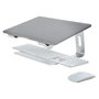 StarTech Soporte de Escritorio para Portátil de Aluminio, Base Elevadora Ergonómica, Plata, hasta 5kg