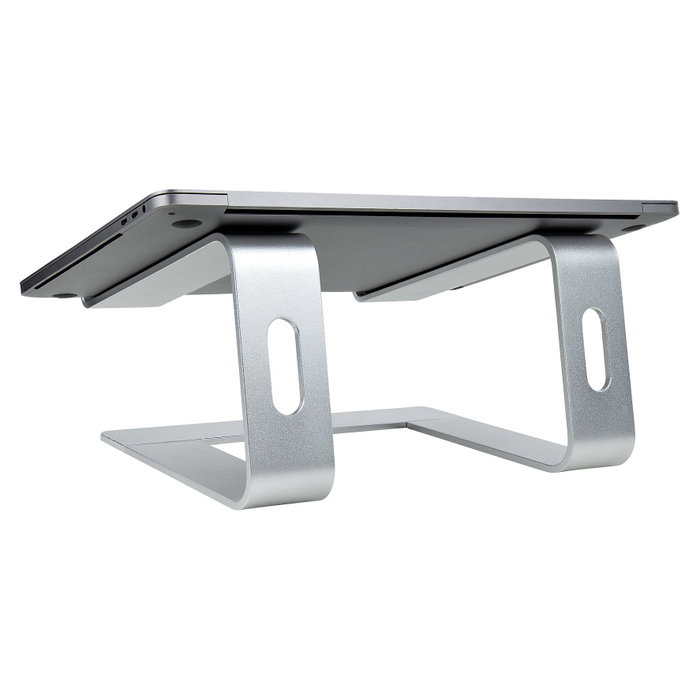 StarTech Soporte de Escritorio para Portátil de Aluminio, Base Elevadora Ergonómica, Plata, hasta 5kg
