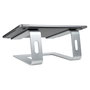 StarTech Soporte de Escritorio para Portátil de Aluminio, Base Elevadora Ergonómica, Plata, hasta 5kg