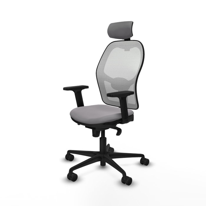 PIQUERAS Y CRESPO Silla de oficina Jorquera Gris y Blanco