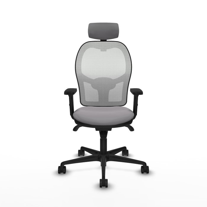 PIQUERAS Y CRESPO Silla de oficina Jorquera Gris y Blanco