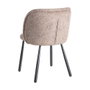 Ixia Silla Jaspeado Taupe Tejido-Metal