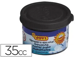 Jovi Témpera Escolar Estuche 5 Botes Negro 35 mL