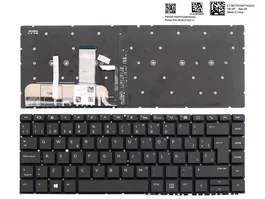 Generico Teclado Retroiluminado para HP EliteBook x360 1040 G5 Series, Negro, Español